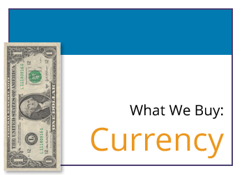 What We Buy: Currency
